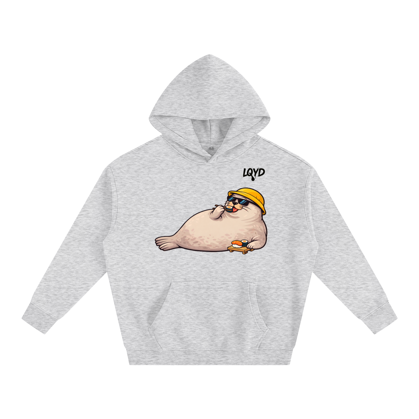 LQYD ADULT| SUSHI BANDIT SEAL BAGGY HOODIE