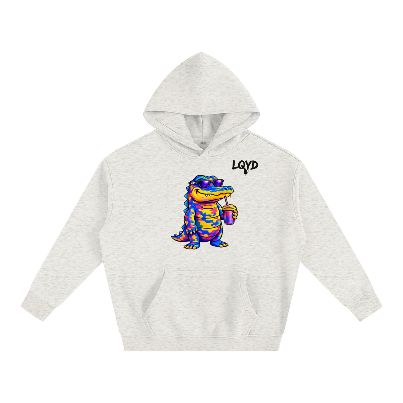 LQYD ADULT| SUMMER GATOR BAGGY HOODIE