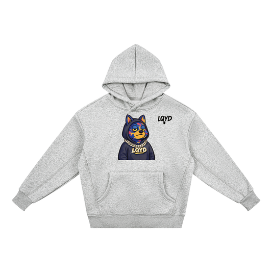 LQYD YOUTH| OFF DUTY WOLF LIGHT BAGGY HOODIE