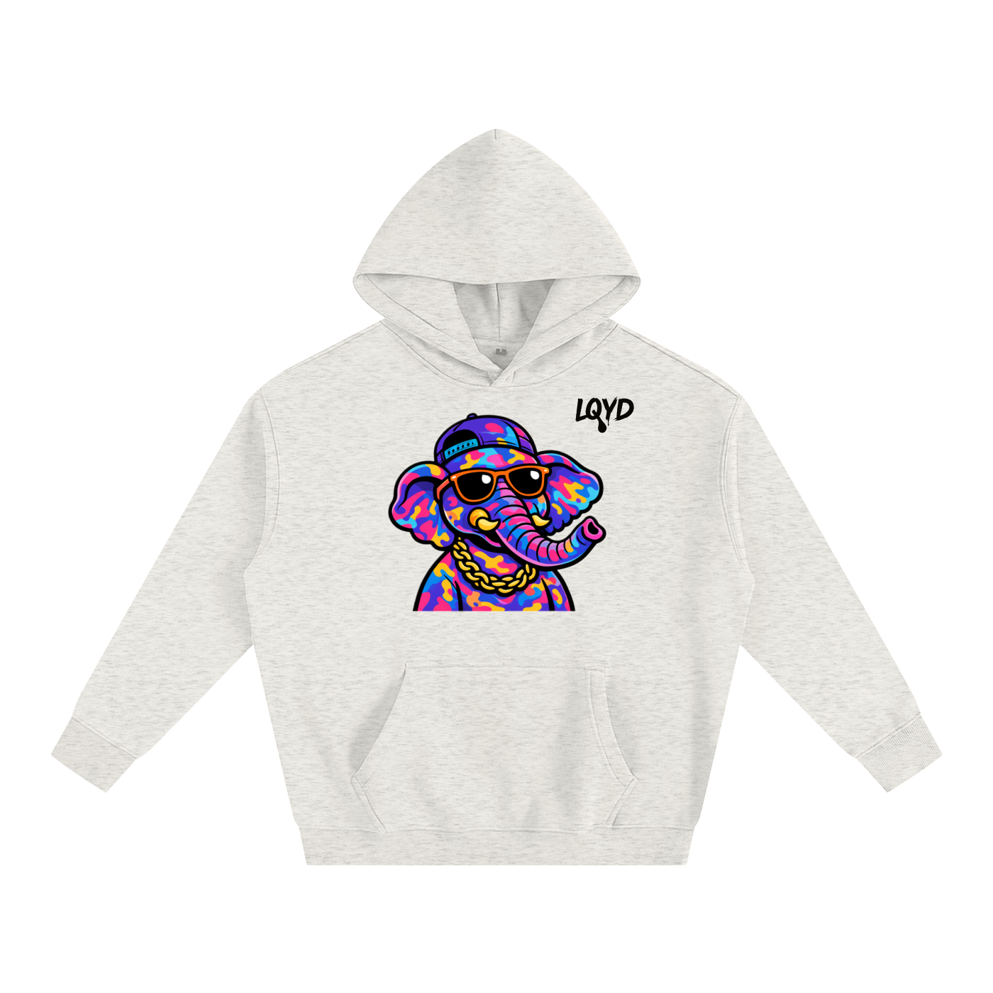 LQYD ADULT| DJ ELEPHANT BAGGY HOODIE