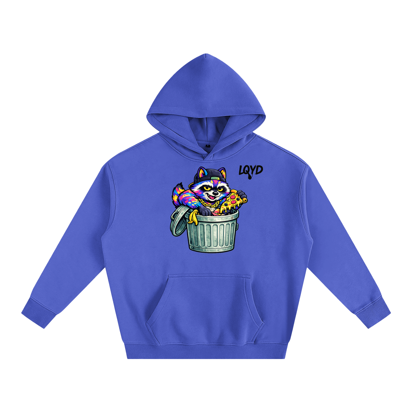 LQYD ADULT| DUMPSTER DIVING RACCOON BAGGY HOODIE