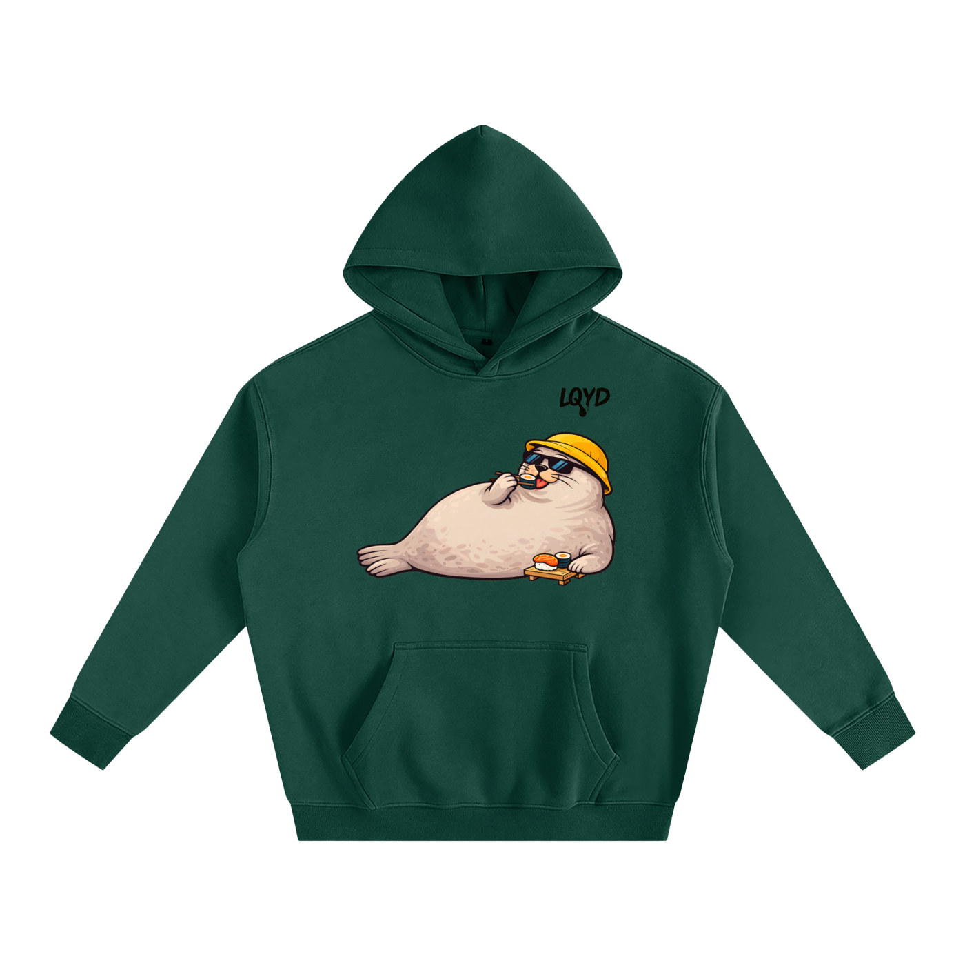 LQYD ADULT| SUSHI BANDIT SEAL BAGGY HOODIE