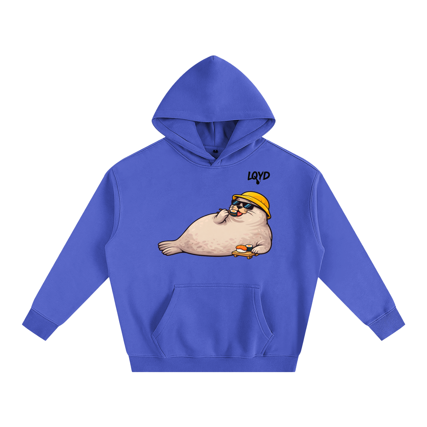 LQYD ADULT| SUSHI BANDIT SEAL BAGGY HOODIE